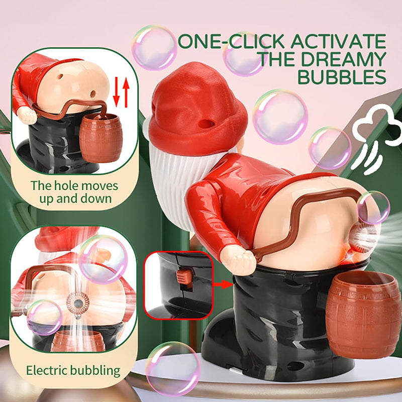 Christmas Sale Funny Santa Bubble Blowing Machine