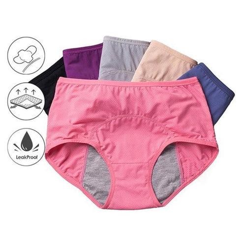 Buy 3 get 2 free 2025 New Upgrade High Waist Leak Proof Panties