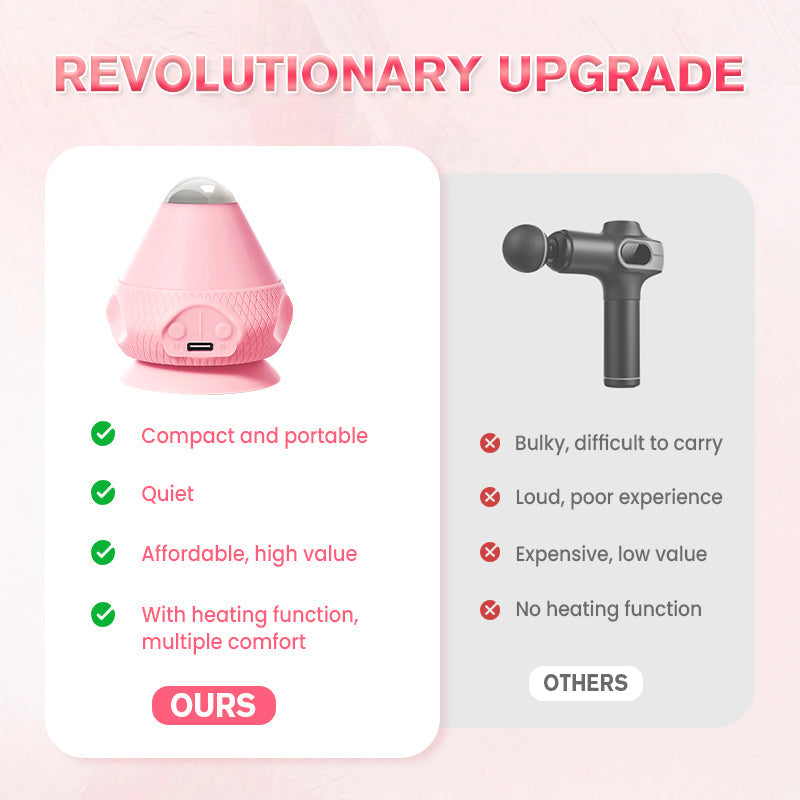 Electric Adsorption Type Vibrating Hot Compress Fascia Ball Massager