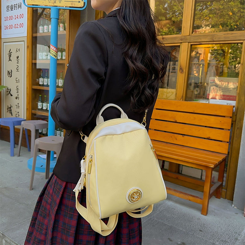 Women's Fashion Multi functional Nylon Backpack Bag