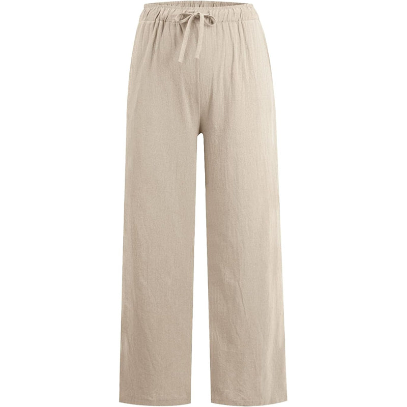 🔥Women's Summer Linen Cotton Wide Leg Pants