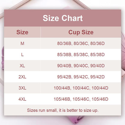 Plus Size Push-up Wire-free Bra