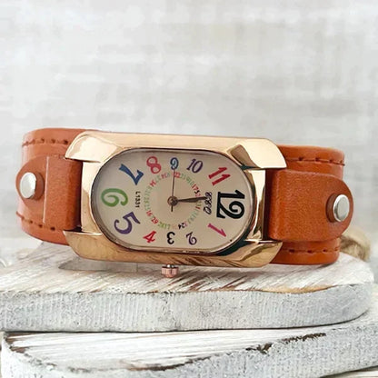 Vintage Quartz Stone Women's Watch
