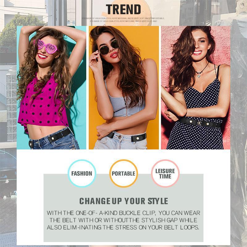 Buckle-free Invisible Elastic Waist Belts(Buy 5 Get 3 Free Now)