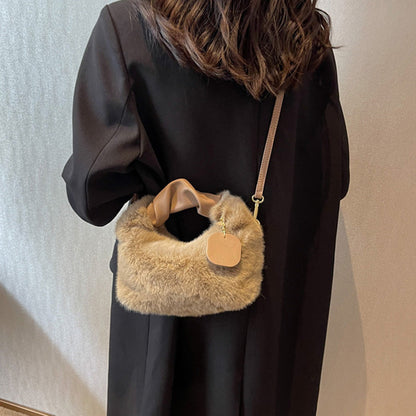 Best Gift For Her - New Fashion Trend Multifunctional Skin-Friendly Faux Fur Bag