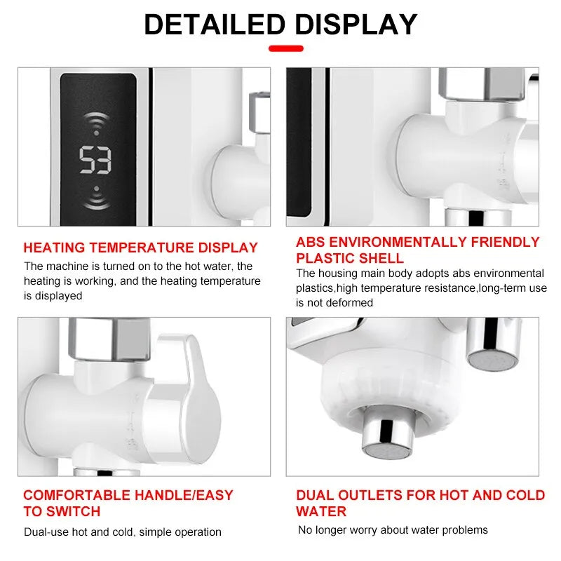 Hot Water Faucet With Digital Display🔥-Clearance at low price