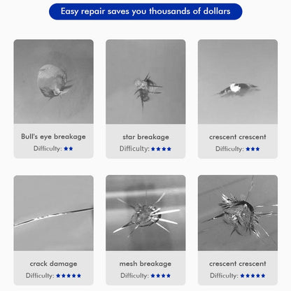 Air Pump Windshield Repair Kit