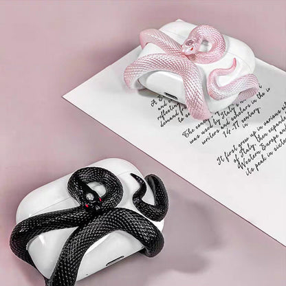 Creative 3D Snake Wireless Earphone Protective Case