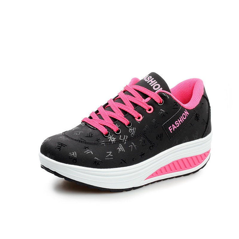 Women's Casual Fashion Breathable Thick Sole Sneakers