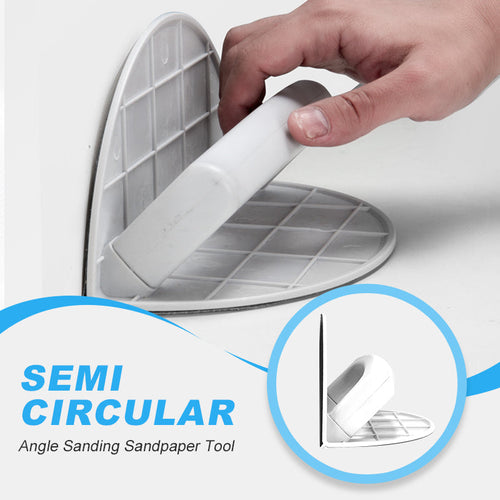 Multi functional Semi-Circular Angle Sanding Sandpaper Tool