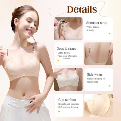 Comfortable Petal-Shaped Seamless Bra