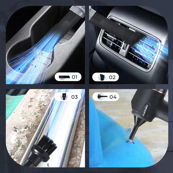 Blow, Vacuum and Inflate all-in-one Cordless Vacuum Cleaner for Home and Car