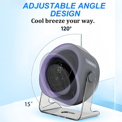 Hot Sale£¨50%OFF£© 100-Speed Mini Desk Fan with Digital Display