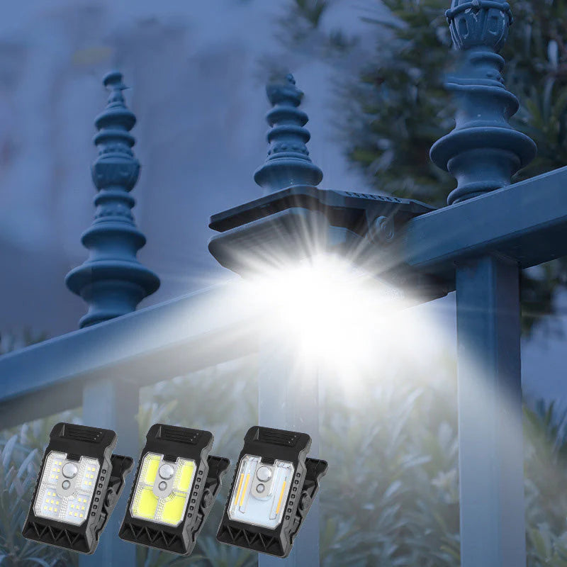 🌿 Solar clip light with motion sensor – 🔥Buy 2 now, get 1 free! Perfect for gardens, balconies, and patios! 🏡✨